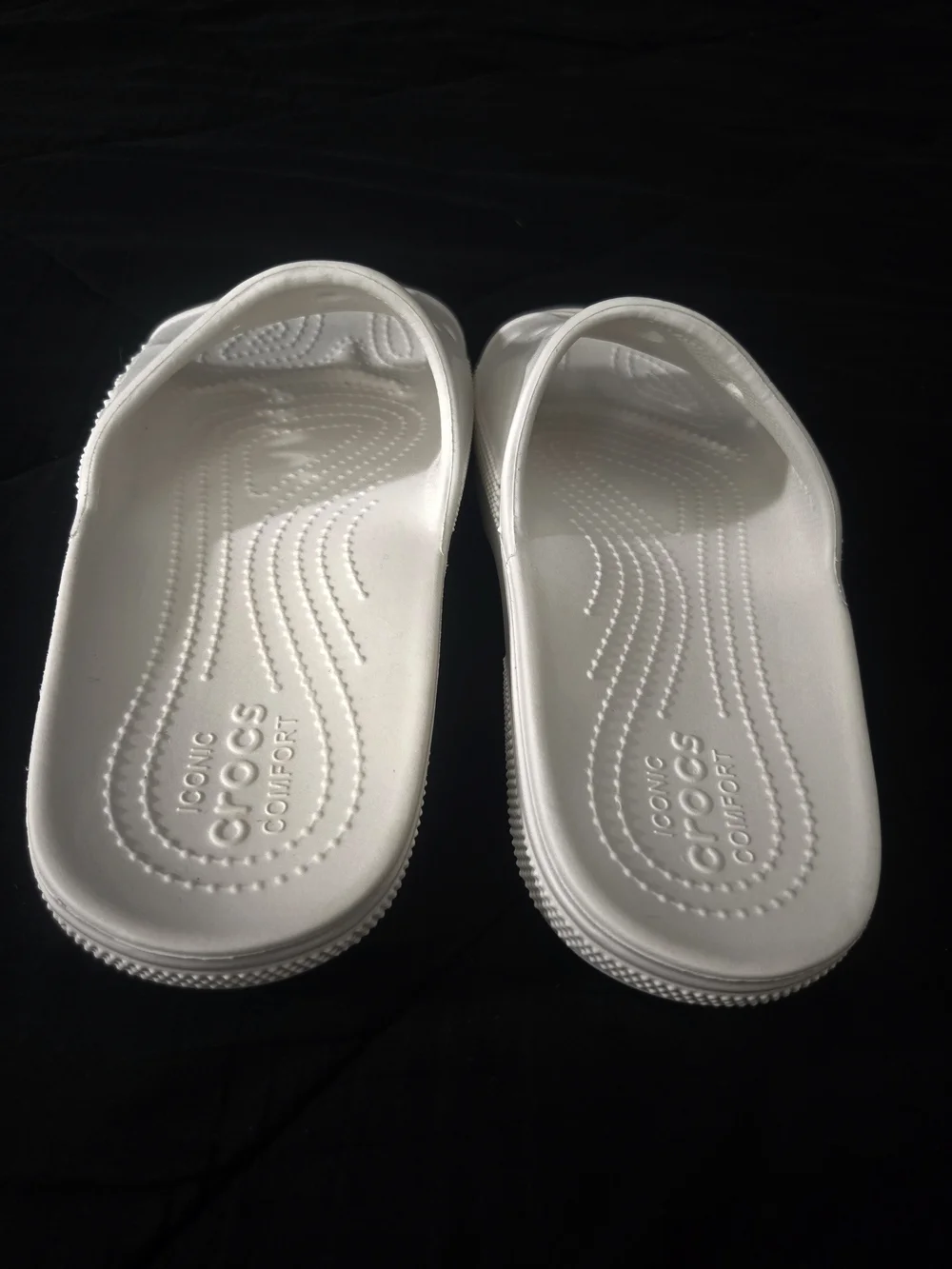 Crocs Classic Slide Sandals in White